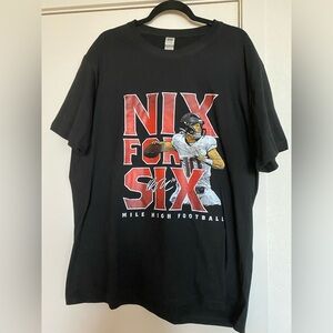 New Broncos “Nix for Six” black tee shirt size XL. NWOT.